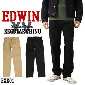エドウィン EDWIN XV レギュラーストレート チノパンツ EXK01 ストレッチ パンツ メンズ XVシリーズ カジュアル
