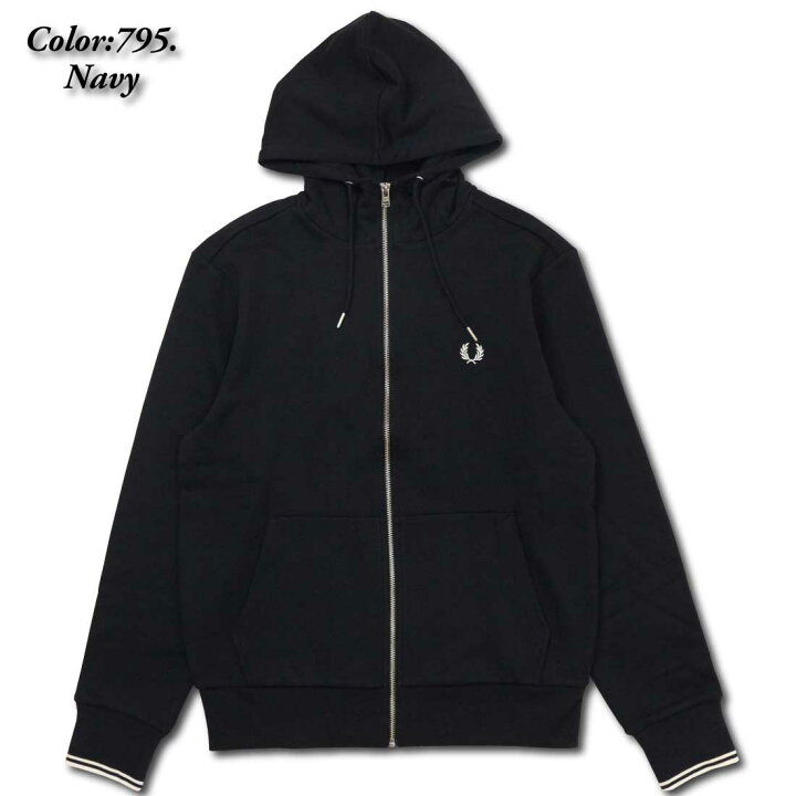 楽天市場】FRED PERRY フレッドペリー 長袖 ジップ パーカー J7536 