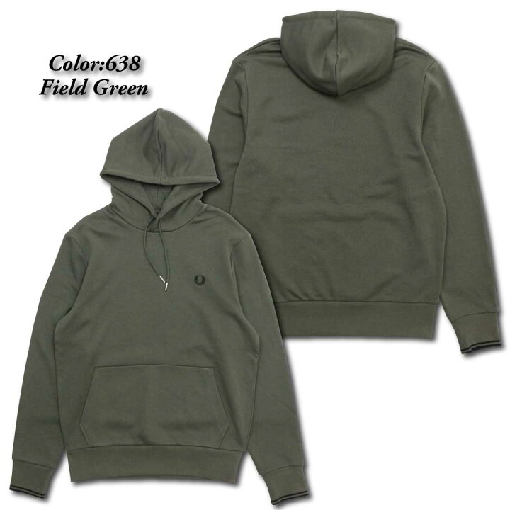 楽天市場】FRED PERRY フレッドペリー Tipped Hooded Sweatshirt M2643  