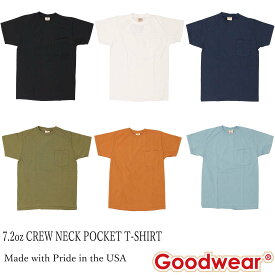 Good Wear グッドウエア 半袖 Tシャツ 無地 ポケット クルーネック T 定番 日本正規代理店 ソーズカンパニー メンズ トップス