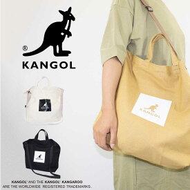 KANGOL カンゴール IDE-KAN001 コットン ショルダー バッグ SHOULDER BAG トートバッグ キャンバス生地 ロゴ プリント