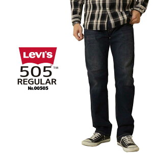 Levi's ���[�o�C�X �W�[���Y �X�g���[�g ���M�����[ 505 �X�g���b�` �f�j�� �_�[�N�r���e�[�W 00505 �����Y �{�g���X 1550 1551