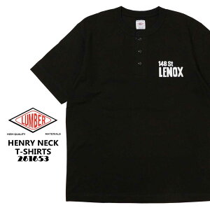 LUMBER �����o�[ ���� T�V���c HENRY NECK T-SHIRTS �w�����[�l�b�N 261983 ���S �v�����g �����Y �J�W���A��