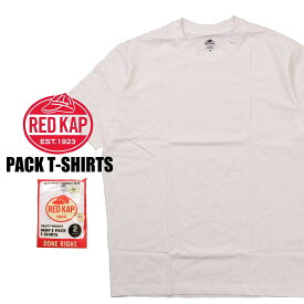 RED KAP レッドキャップ 半袖 2パック Tシャツ 無地 クルーネック 2枚セット 2枚入り 2枚組 メンズ RK5700 HEAVY WEIGHT T-SJIRTS