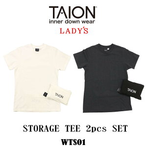 ���f�B�[�X TAION �^�C�I�� WTS01 STORAGE TEE 2pcs SET �N���[�l�b�N T�V���c2���Z�b�g 2 PCS PACK TEE �p�b�NTEE