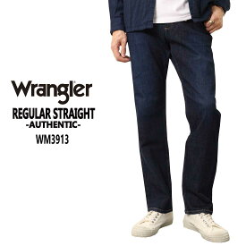 ラングラー Wrangler ジーンズ WM3913 ふつうのストレート レギュラーストレート デニムパンツ 定番 ストレッチ 股上深め BROKEN DENIM