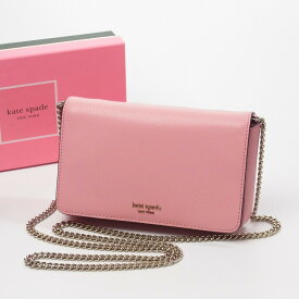 kate spade ケイトスペード《SYLVIA CHAIN WALLET》シルビア チェーン ウォレット ショルダーバッグ クラッチバッグ ミニバッグ ポシェット PWRU7201 鞄 ピンク ブランド古着【中古】20210414/GH2436