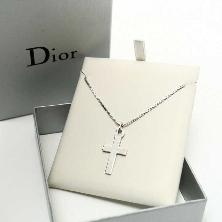 楽天市場 美品 Christian Dior クリスチャン ディオール クロス 十字架 Cdロゴ ブレスレット シルバーチェーン ジュエリー アクセサリー ブランド古着 中古 2106 Gi4944 トレード楽天市場店