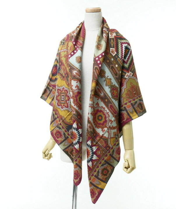 楽天市場】□美品□ETRO エトロ ペイズリー 大判 ストール ショール 