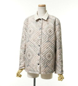 ■美品■ ETRO エトロ《リバーシブル》ペイズリー キルティングジャケット 刺? レディース サイズ38 イタリア製 ブランド古着【中古】20211223/GJ5121