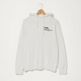 ■美品■《2018年製》sacai サカイ The New York Times Truth Hoodie プルオーバー スウェット パーカー サイズ1 ホワイト 白 ブランド古着【中古】20230414/GN0879