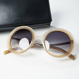 ■美品■JIL SANDER ジルサンダー ラウンド サングラス《J0002 B145 CAT.2 SP》グラデーションレンズ アイウェア ブランド古着【中古】20230427/GN2203