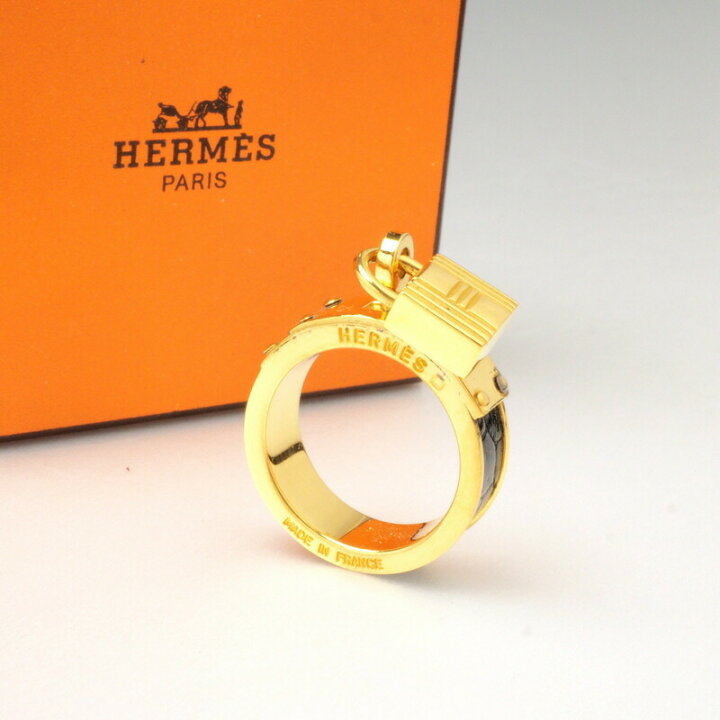 楽天市場】□美品□HERMES エルメス ロック スカーフリング カデナ  