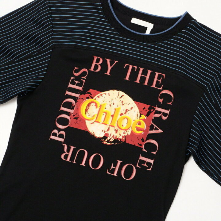 楽天市場】□美品□2020SS□CHLOE クロエ ロゴプリント 半袖 Tシャツ  