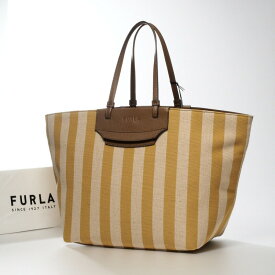 ■未使用品■2021年製■FURLA フルラ MERAVIGLIA トートバッグ WB00510 鞄 ストライプ 20230524/GN2359