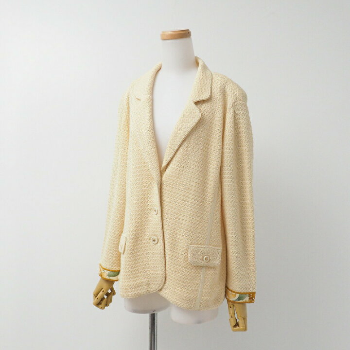 楽天市場】□美品□LEONARD レオナール ニットジャケット レディース 