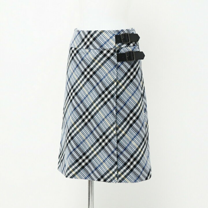 楽天市場】□美品□BURBERRY LONDON バーバリー ラップスカート 巻き  