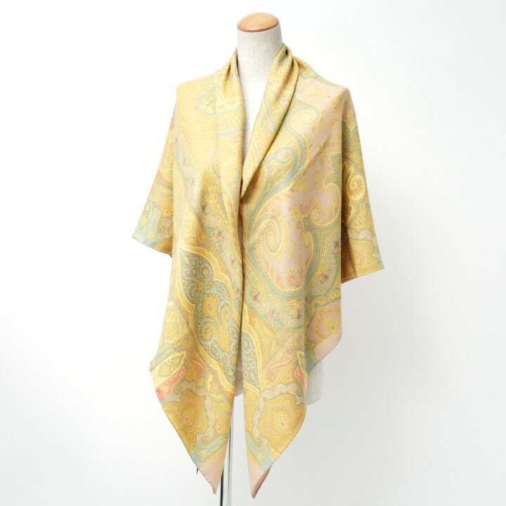 楽天市場】ETRO エトロ ペイズリー ストール ショール スカーフ 大判 