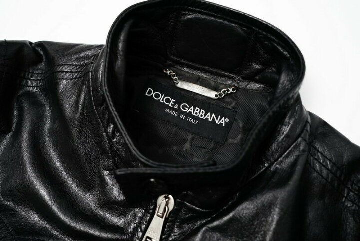 楽天市場】DOLCE & GABBANA ドルチェ＆ガッバーナ レザージャケット  