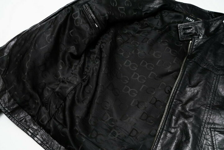 楽天市場】DOLCE & GABBANA ドルチェ＆ガッバーナ レザージャケット 