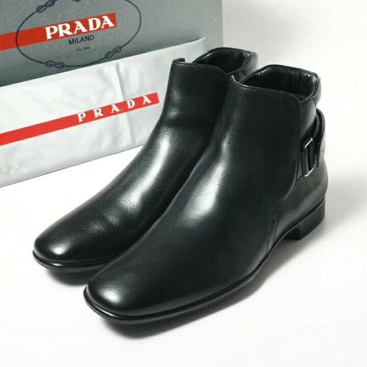 楽天市場】【SALE】PRADA プラダスポーツ レザー ショートブーツ 