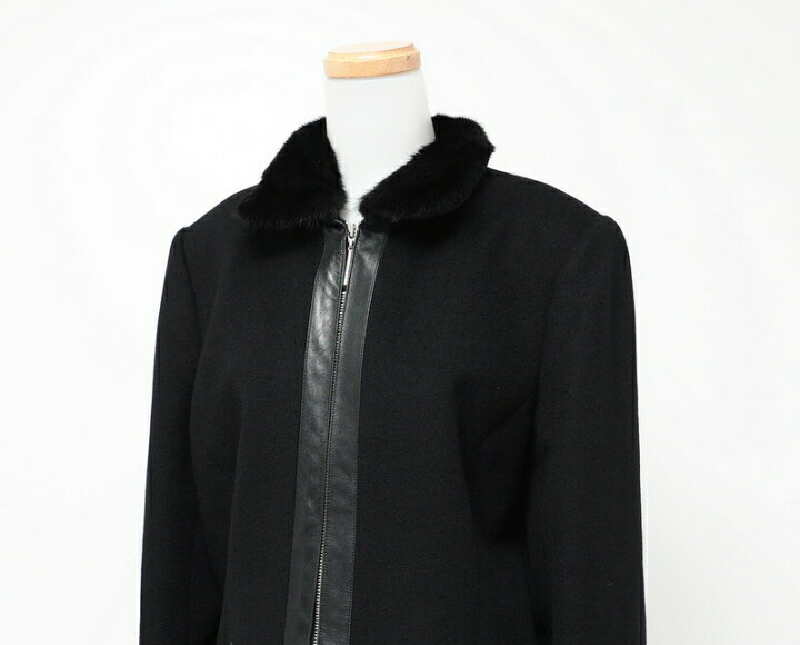 楽天市場】LEONARD レオナール 総カシミヤ ジップアップ ジャケット 