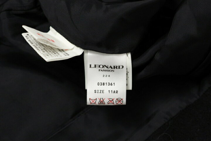 楽天市場】LEONARD レオナール 総カシミヤ ジップアップ ジャケット  