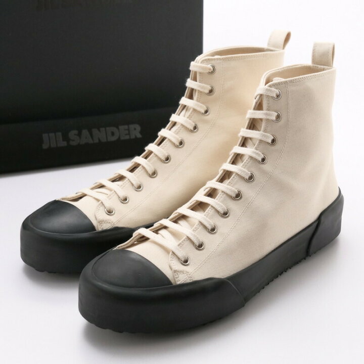 楽天市場】【SALE】□未使用品□JIL SANDER ジルサンダー ハイカット 
