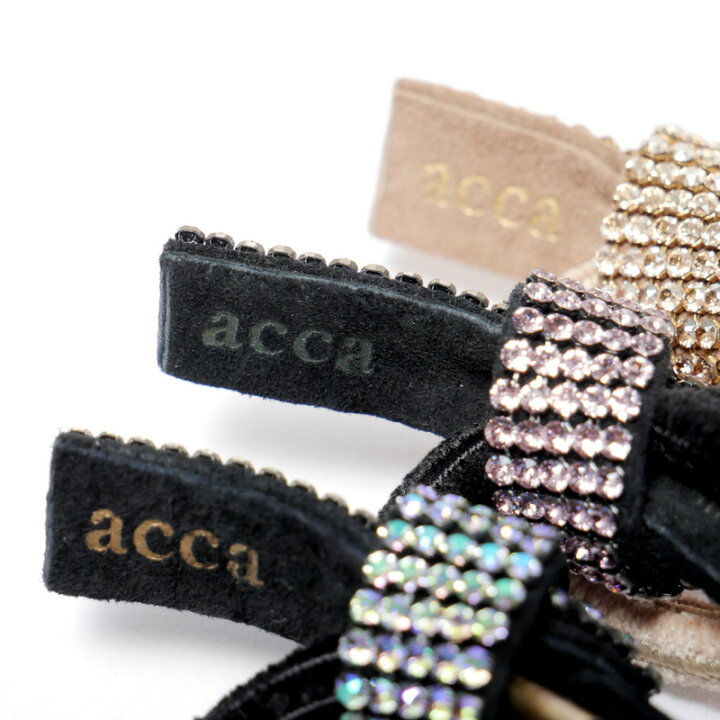 楽天市場】□4点セット□acca アッカ バレッタ ヘアゴム ポニー 