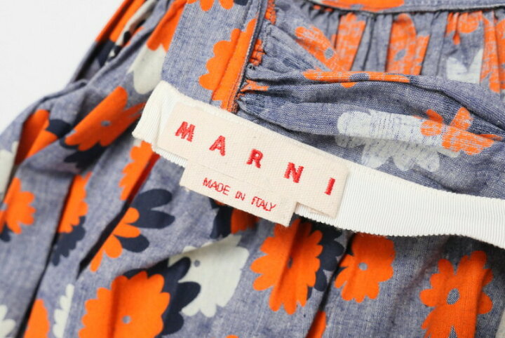 楽天市場】□美品□2022SS□MARNI マルニ 花柄 ギャザースカート  