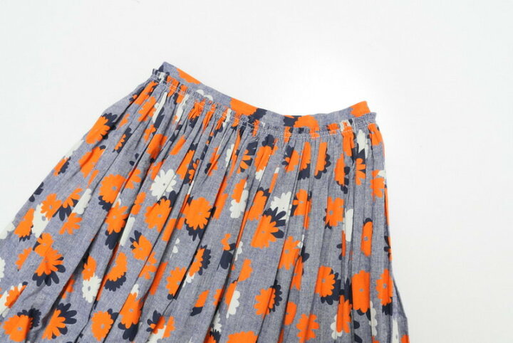 楽天市場】□美品□2022SS□MARNI マルニ 花柄 ギャザースカート  