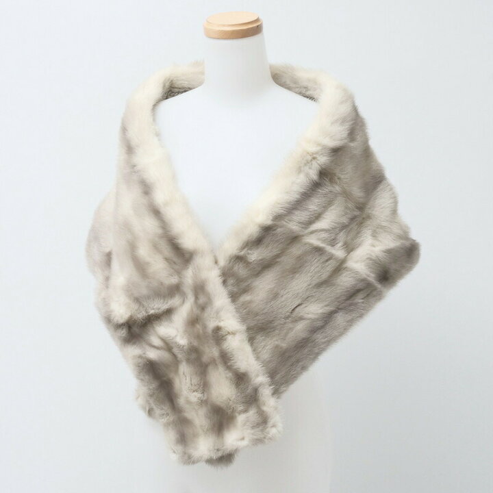 楽天市場】Mink ミンク ストール サファイアミンク リアルファー ティ  