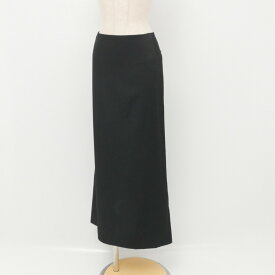 【プライスダウン】Yohji Yamamoto +NOIR ヨウジヤマモト プリュス ノアール スカート サイズ2 ロングスカート ウール ブラック ブランド古着【中古】20240514/GP6412
