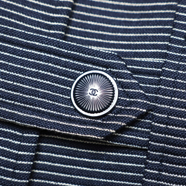 楽天市場】□美品□CHANEL シャネル ジャケット サイズ42 01P ボーダー  