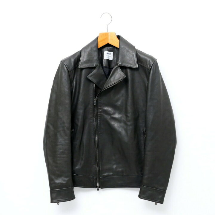 楽天市場】□美品□EMMETI エンメティ ライダースジャケット サイズ46 