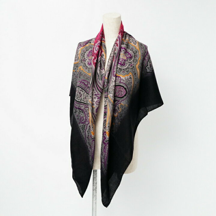 楽天市場】□未使用品□ETRO エトロ ショール カシミヤ×シルク  
