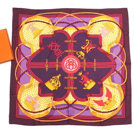 【セール】■美品■HERMES エルメス GRANDE TENUE 馬の礼装 カレ90 スカーフ フランス製 ブランド古着【中古】20240723/RA0606