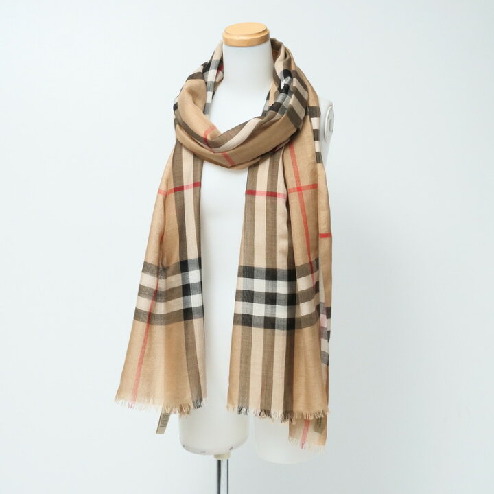 楽天市場】BURBERRY バーバリー ストール ショール 大判 ノバチェック  