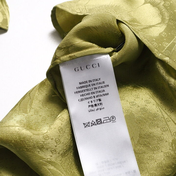 楽天市場】□美品□GUCCI グッチ ブラウス サイズ42 長袖 ハイネック 