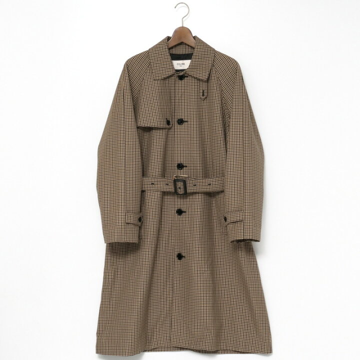 楽天市場】□美品□CELINE セリーヌ ステンカラーコート サイズ38 