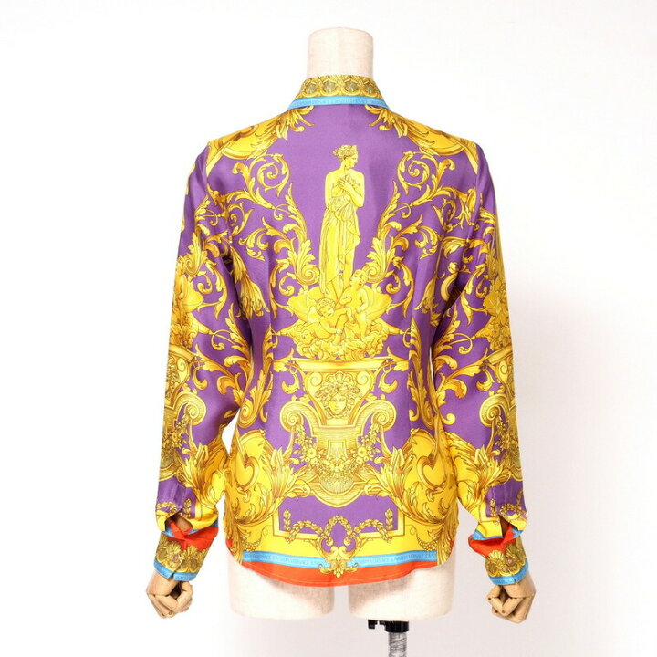 楽天市場】□未使用品□2022年製□VERSACE ヴェルサーチェ 長袖シャツ  