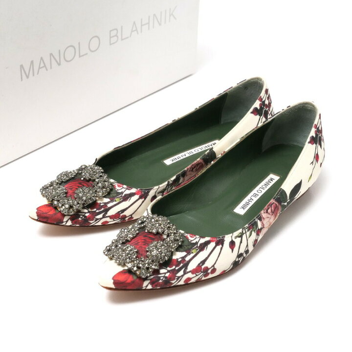 楽天市場】MANOLO BLAHNIK マノロブラニク HANGISI FLAT FMC 10 BACCHE  