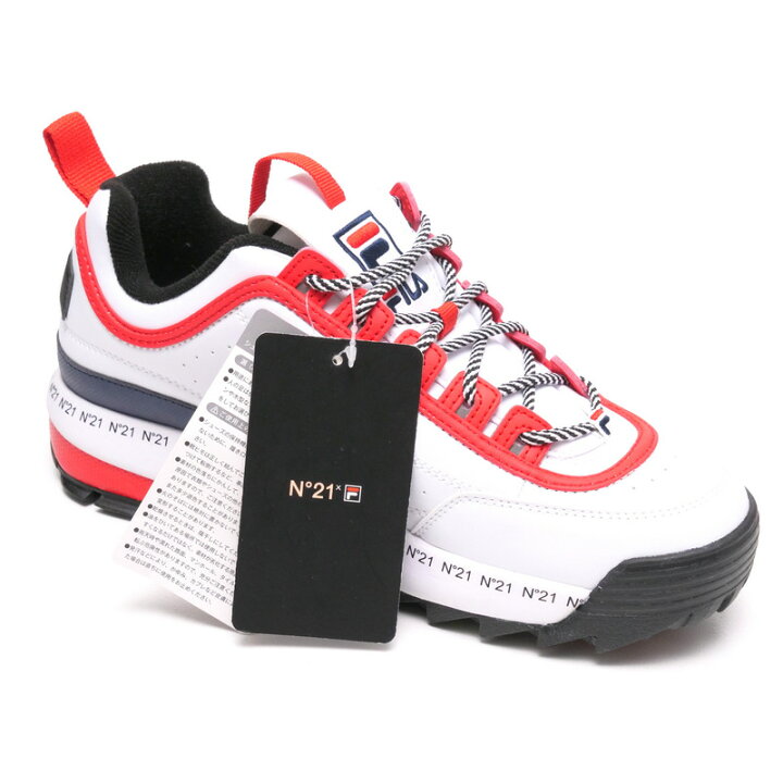 楽天市場】□未使用品□N°21 × FILA ヌメロ ヴェントゥーノ × フィラ  