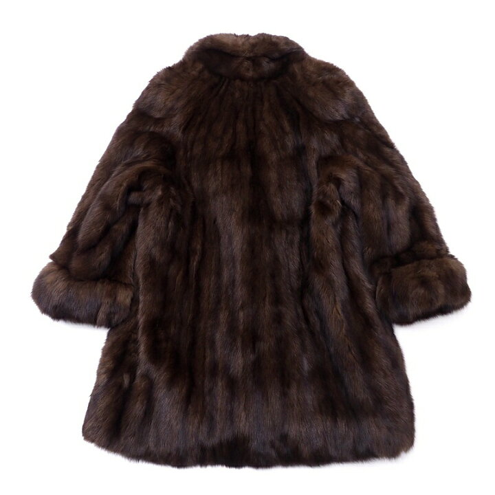 楽天市場】□美品□Unisel コート Unisel ロシアンセーブル ファー 