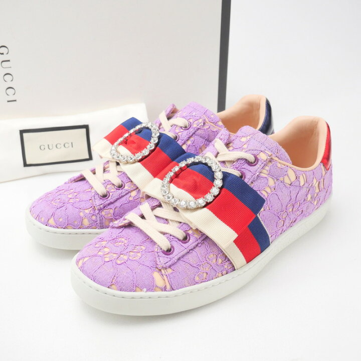 楽天市場】□未使用品□GUCCI グッチ スニーカー サイズ36 1/2 ACE 