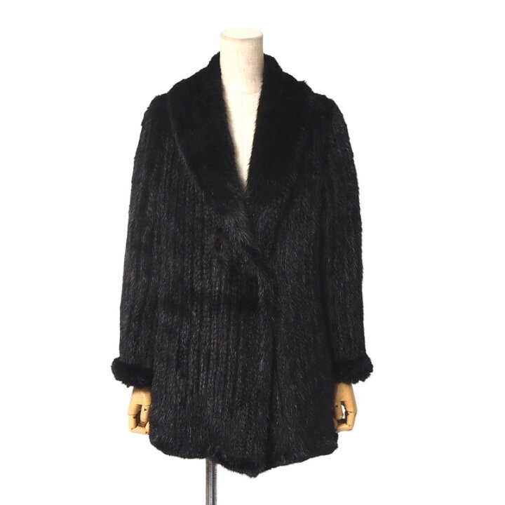 楽天市場】□美品□LEONARD レオナール コート サイズ9R ミンクヤーン 