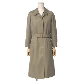 BURBERRY バーバリー ヴィンテージ ステンカラーコート サイズ9AB2 ベルテッドコート スプリングコート ノバチェック ライナー付【おすすめ】 ブランド古着【中古】20250402/RA4038