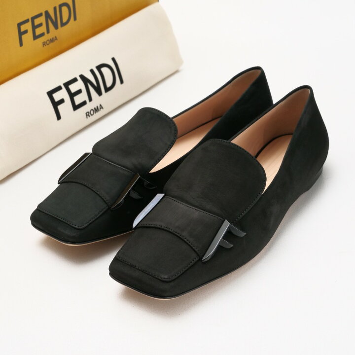 楽天市場】FENDI フェンディ ローファー サイズ37 スウェード FFロゴ 