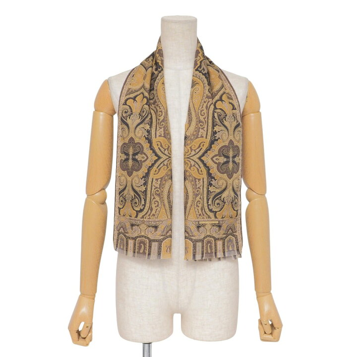 楽天市場】□美品□ETRO エトロ ストール ペイズリー ロング ショール  