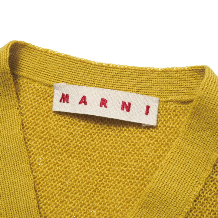 楽天市場】MARNI マルニ カーディガン サイズ40 Vネック 長袖 アルパカ  